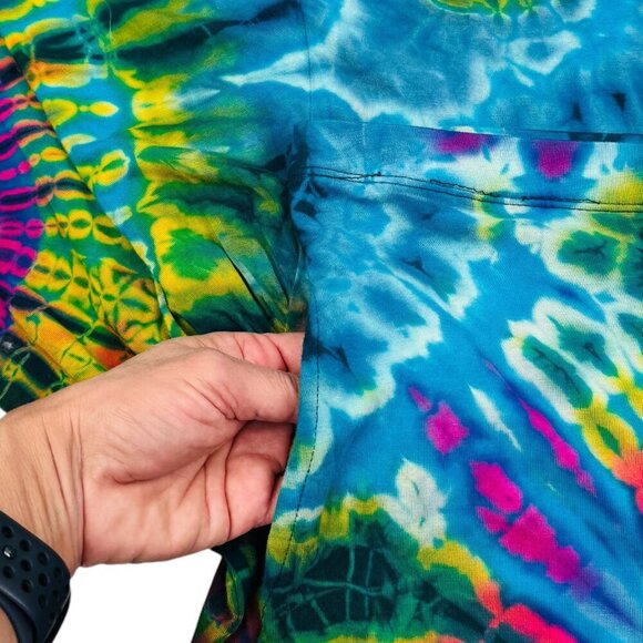 Mellow Mood Viscose/Spandex Multicolor Hippie Bellbottoms/Flare Women's Size O/S - Picture 5 of 9